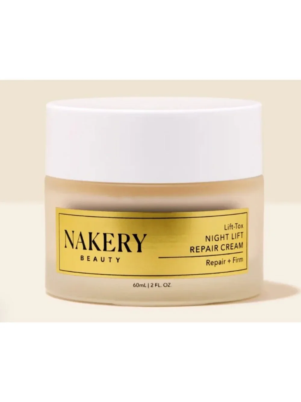 Nakery Beauty LIFT-TOX Night Lift Repair Restore Cream 2.0 Oz